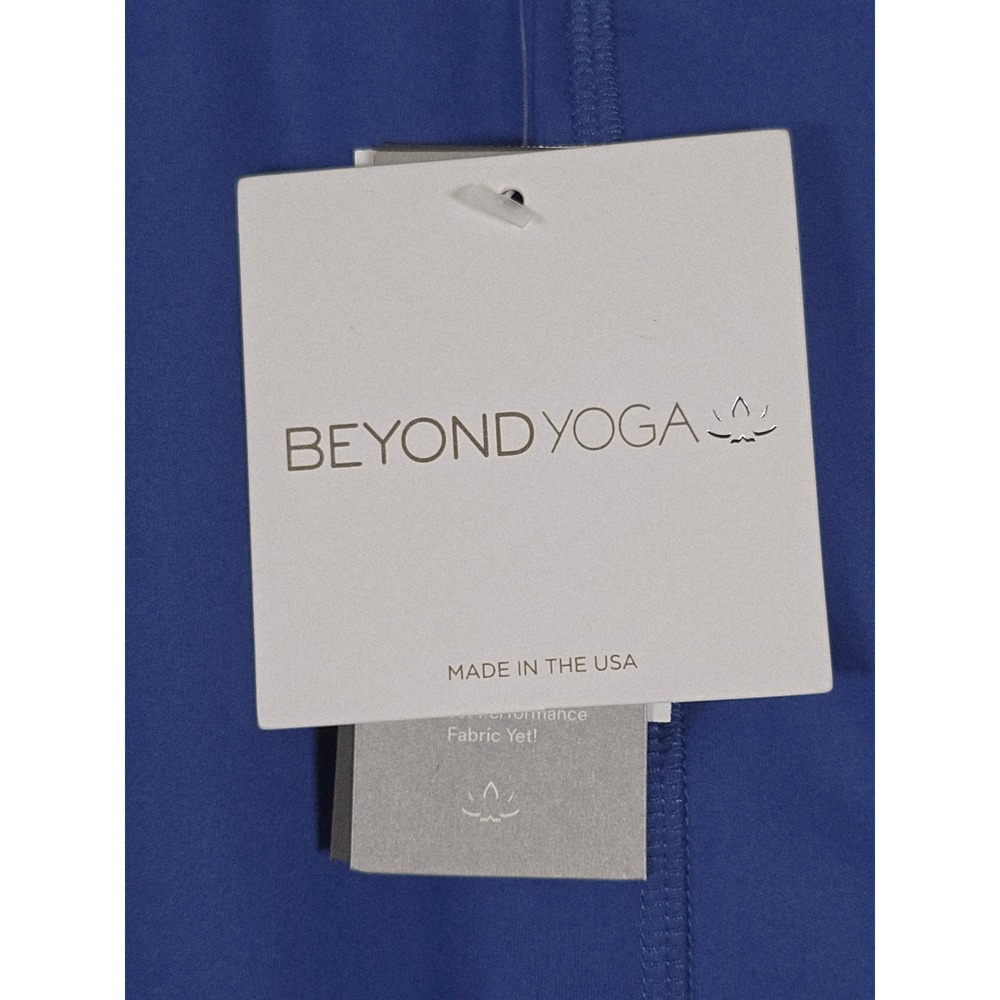Beyond Yoga Spacedye High Waisted Midi Leggings Small‎ Blue Pocket NWT READ - Picture 2 of 13
